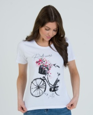Shirt mit Fahrraddesign