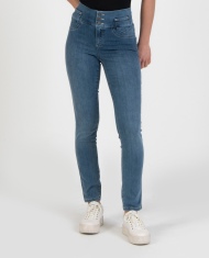 Hellblaue High-Waist Jeans