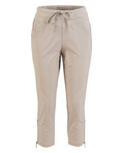 7/8 Joggpants mit Zipper in Sand
