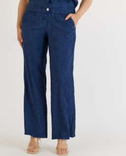 Schlupfhose in Blau mit Kordelzug