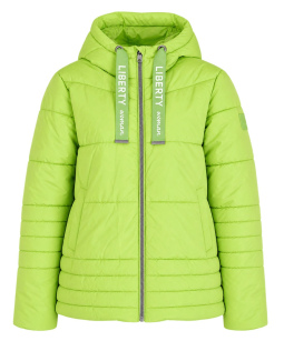 Neon Winterjacke mit Kapuze