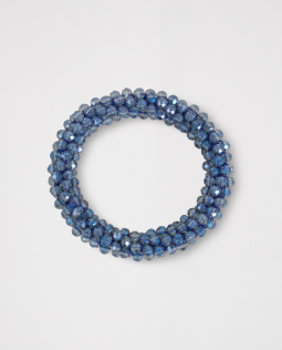 Elastisches Perlenarmband in Blau