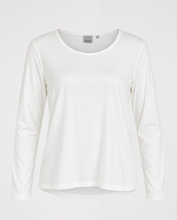 Basic-Shirt in Creme aus Modal