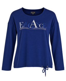 Langarmshirt in Blau - Elegance