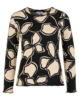 Crinkle Shirt mit Blumendruck