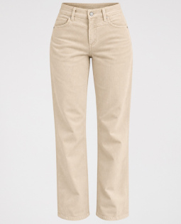 Barrel Cordhose in Beige