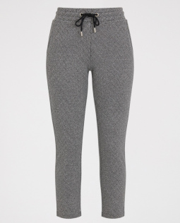Joggpants in Grau mit Kordelzug