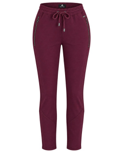 Joggpants mit Twillstruktur in Beere