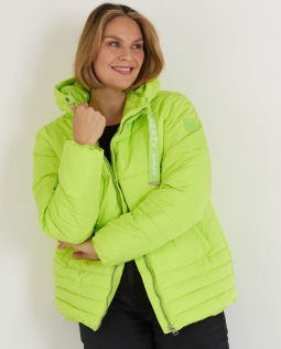Neon Winterjacke mit Kapuze