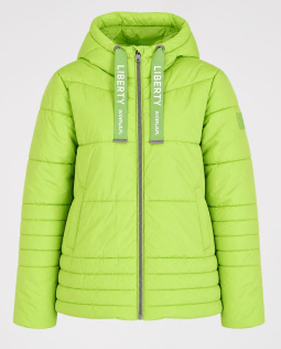 Neon Winterjacke mit Kapuze