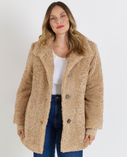Oversize-Teddyjacke 