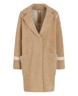 Kuschelweicher Strickmantel in Camel