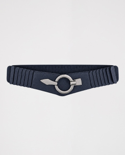 Elastischer Taillengürtel in Marine