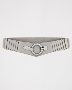 Elastischer Taillengürtel in Taupe