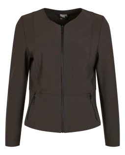 Blazer in Braun mit Reißverschluss