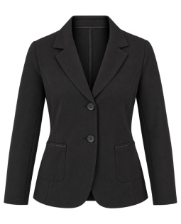 Schwarzer Blazer mit Strass