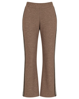 Weiche Joggpants in Braun mit Tape