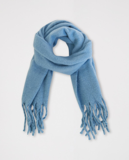 Kuschelweicher Winterschal in Blau