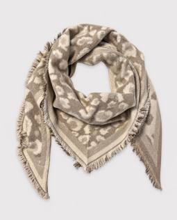Leo Dreieckstuch in Beige