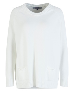 Weicher Pullover in Weiß