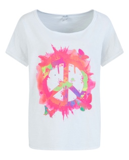 Shirt mit Peace-Druck 