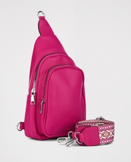 Crossbag Rucksack in Pink