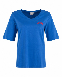 Baumwollshirt in Blau