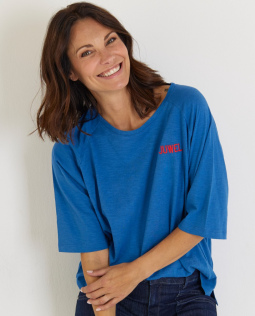 Baumwollshirt in Blau