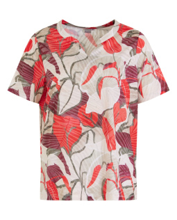 Ausbrenner Shirt mit Druck