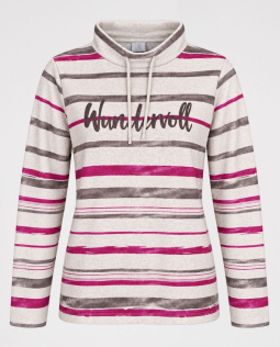 Gestreiftes Kuschelsweatshirt 