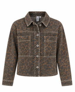 Leo Jeansjacke in Braun
