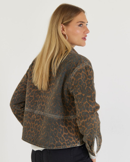 Leo Jeansjacke in Braun