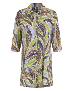 Longbluse mit Druck