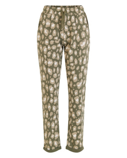 Sweathose mit Leoprint