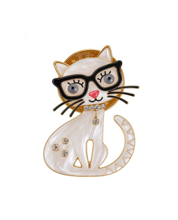 Magnetbrosche - Katze