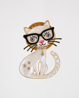 Magnetbrosche - Katze