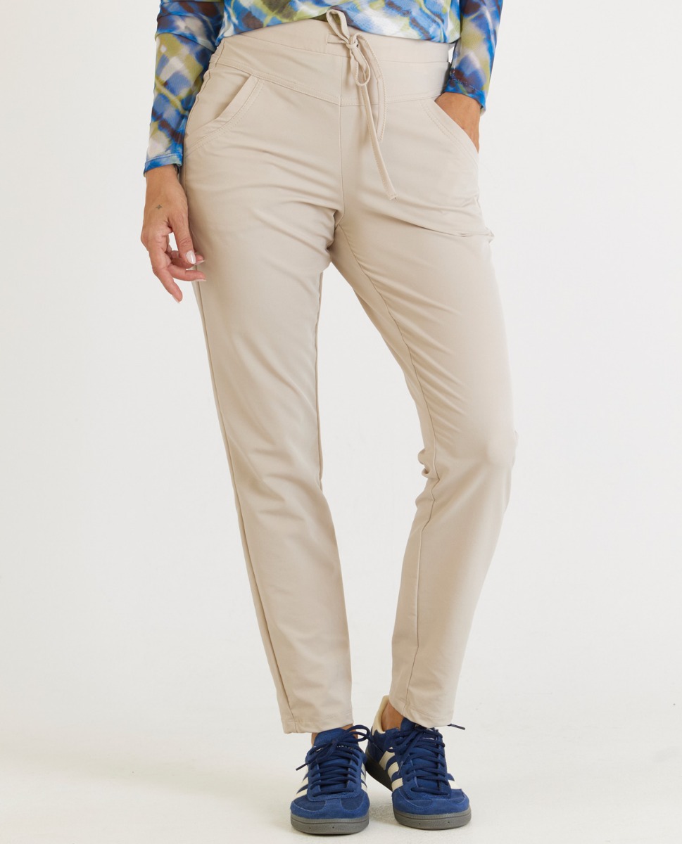 Schlichte Joggpants in Beige
